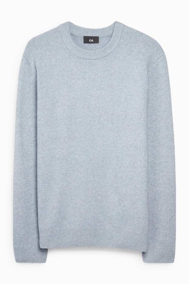 Hommes - Pull - bleu clair