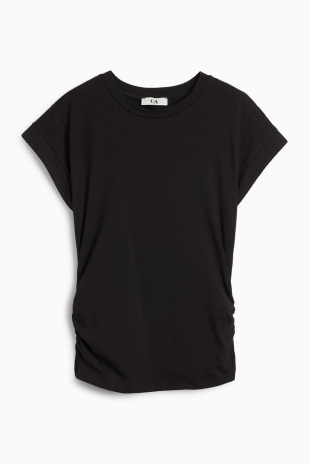 Femei - Tricou - slim fit - negru