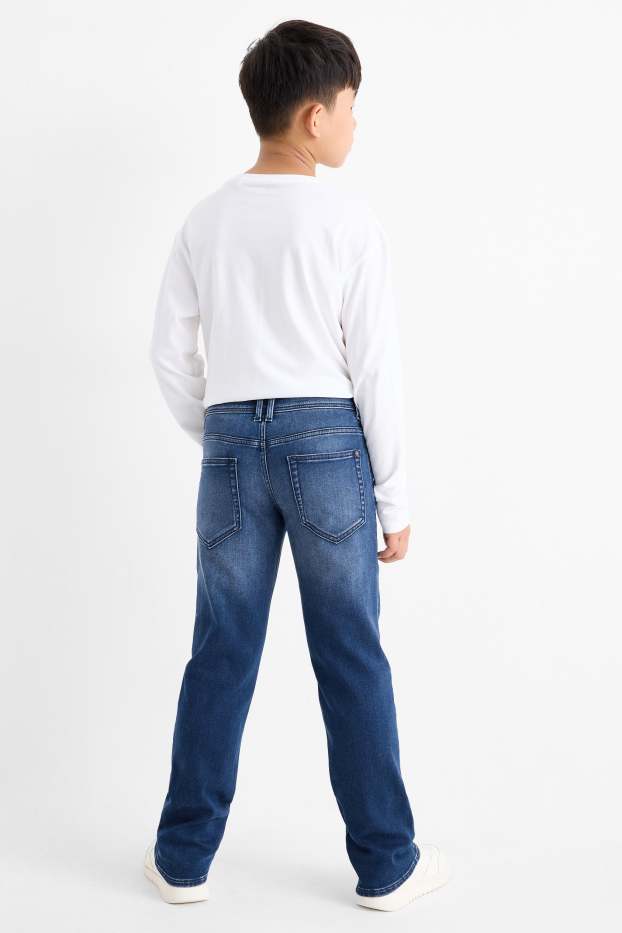 Děti - chlapci - Straight jeans - jog denim - džíny - modré