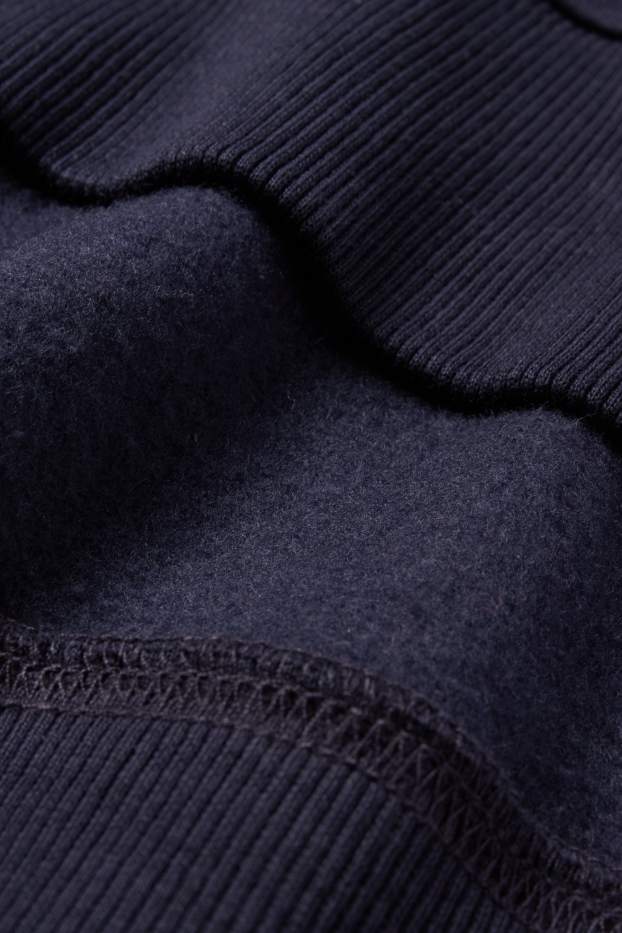 Heren - Hoodie - donkerblauw