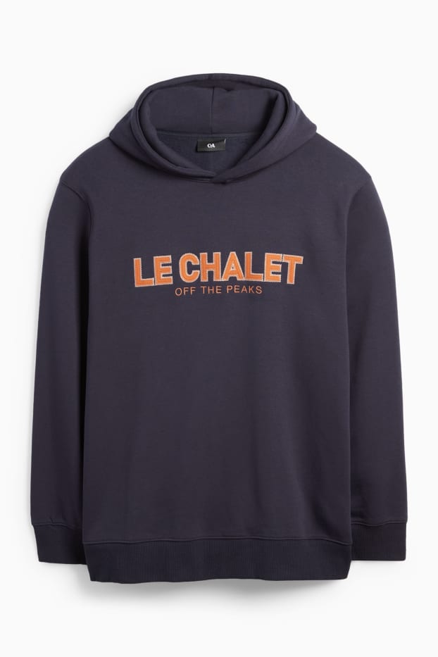 Men - Hoodie - dark blue