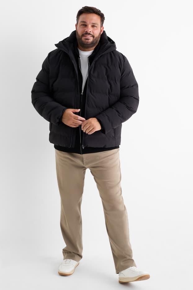 Men - Thermal trousers - regular fit - taupe
