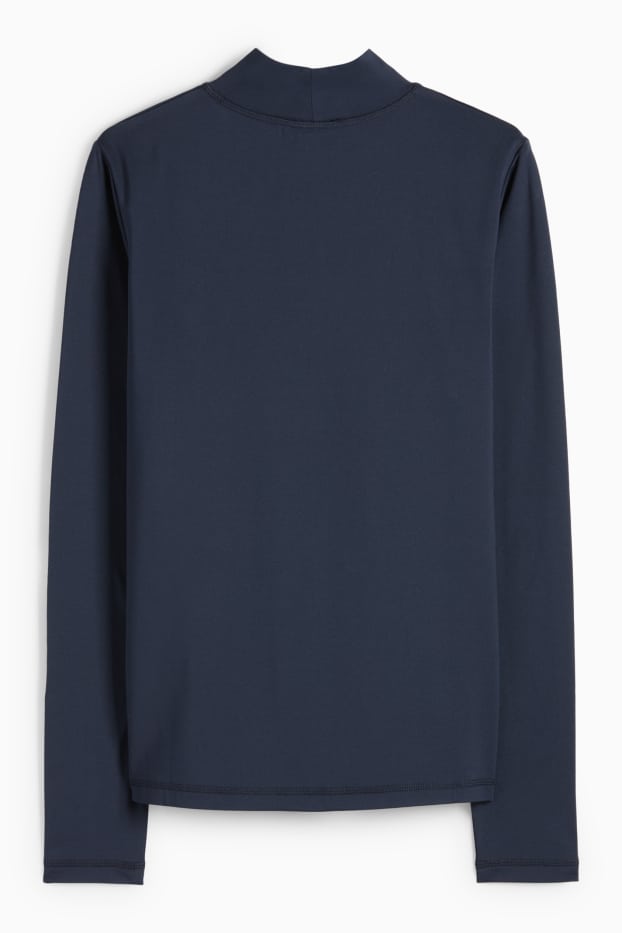 Dona - Samarreta tèrmica de mànigues llargues - regular fit - blau fosc