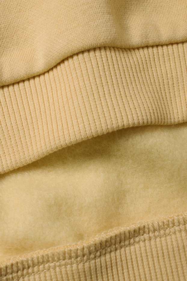 Kinderen: meisjes - Poes - set - sweatshirt en tasje - 2-delig - geel