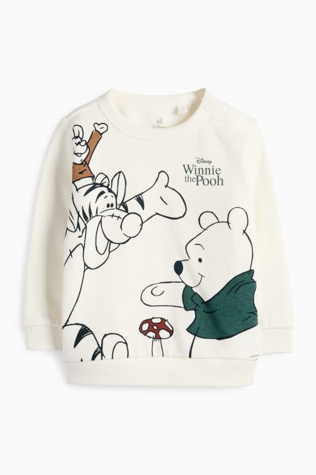 Bebés niños - Winnie the Pooh - sudadera para bebé - blanco roto