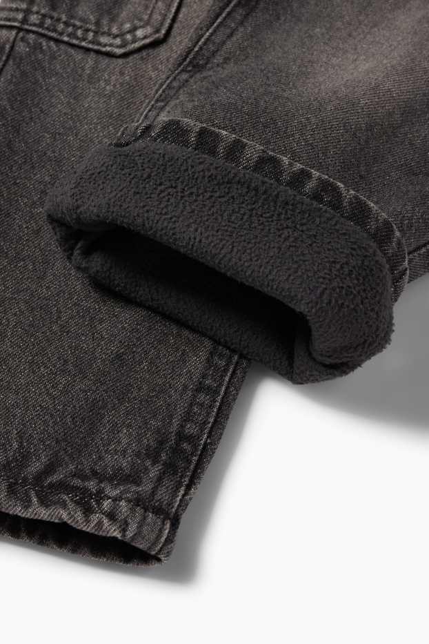 Niños - Jeans cargo - vaqueros térmicos - vaqueros - gris