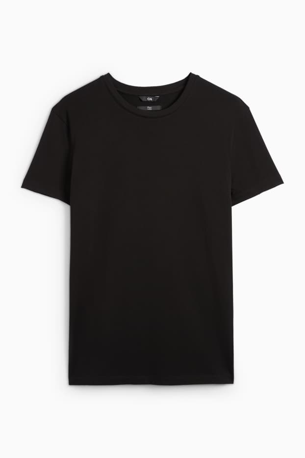 Hommes - T-shirt - slim fit - Flex - noir