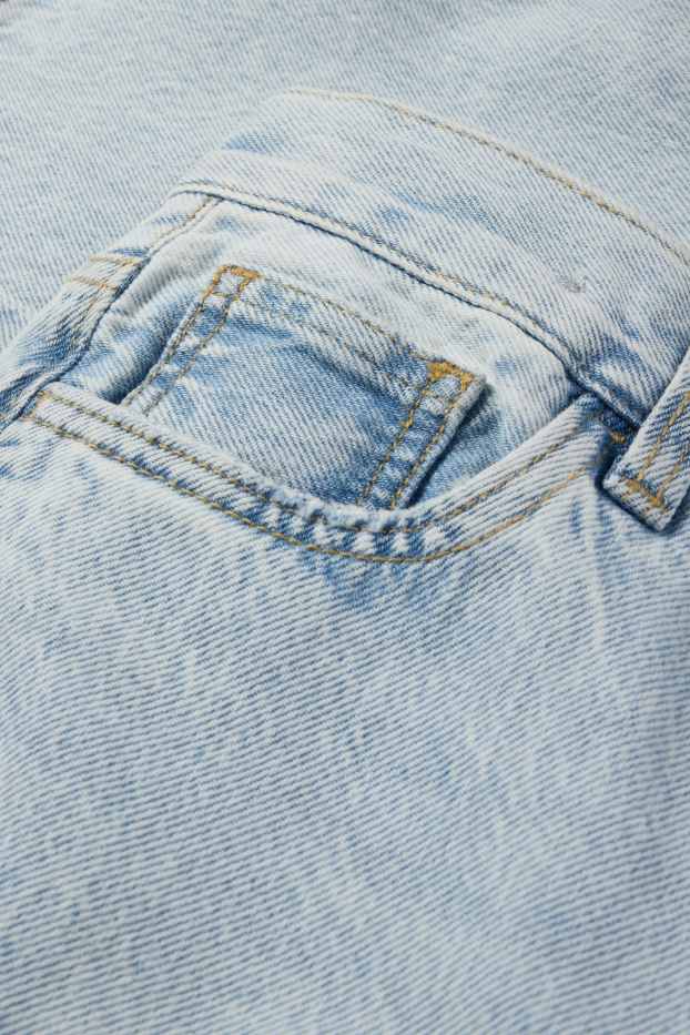 Children Boys - Loose fit jeans - extra-wide waistband - denim-light blue