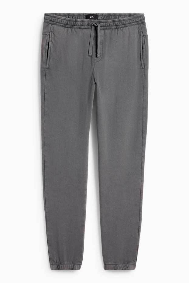 Hommes - Bas de jogging - gris foncé
