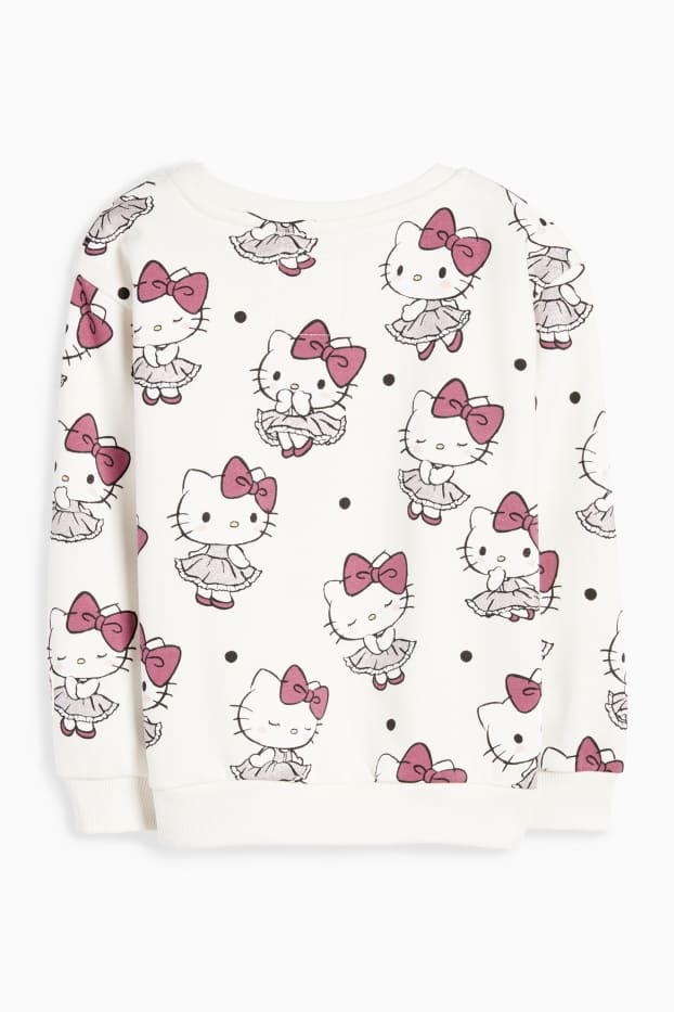 Niñas - Hello Kitty - sudadera - blanco roto