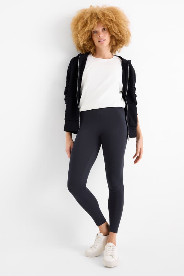 Dona - Paquet de 2 bàsics - leggings  - blau fosc