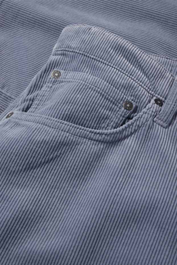 Herren - Cordhose - Relaxed Fit - hellblau
