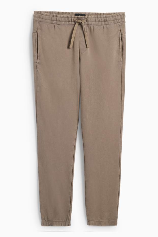 Hommes - Bas de jogging - taupe