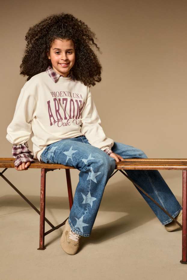 Kinder Mädchen - Arizona - Sweatshirt - cremeweiß