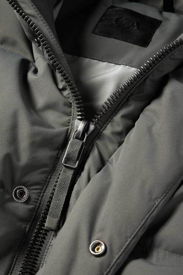 Herren - Steppjacke - wasserabweisend - grau