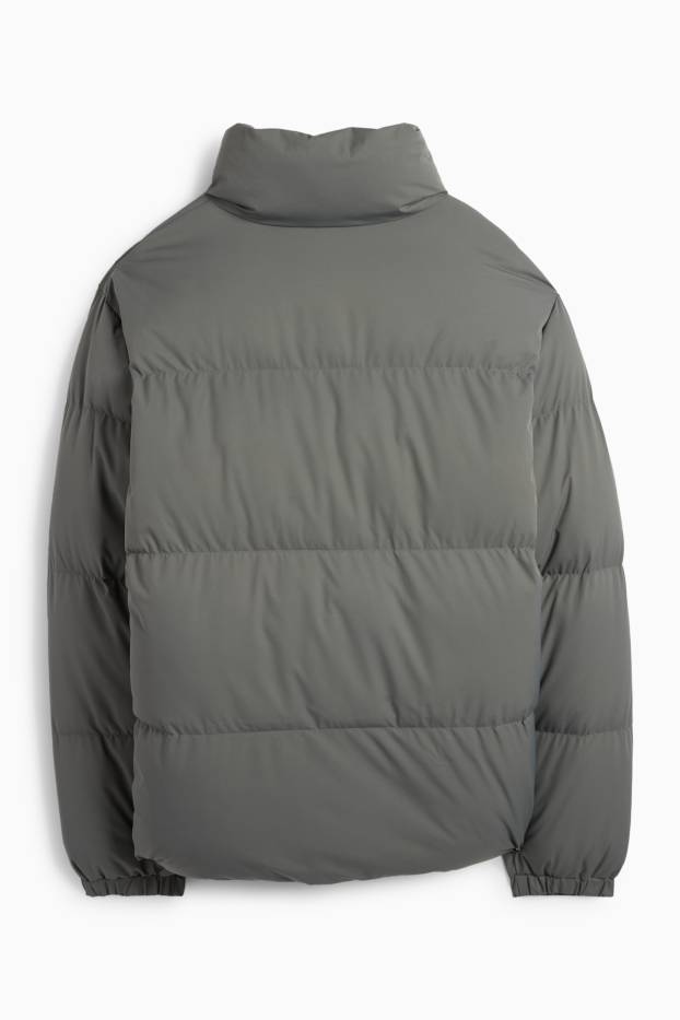Herren - Steppjacke - wasserabweisend - grau
