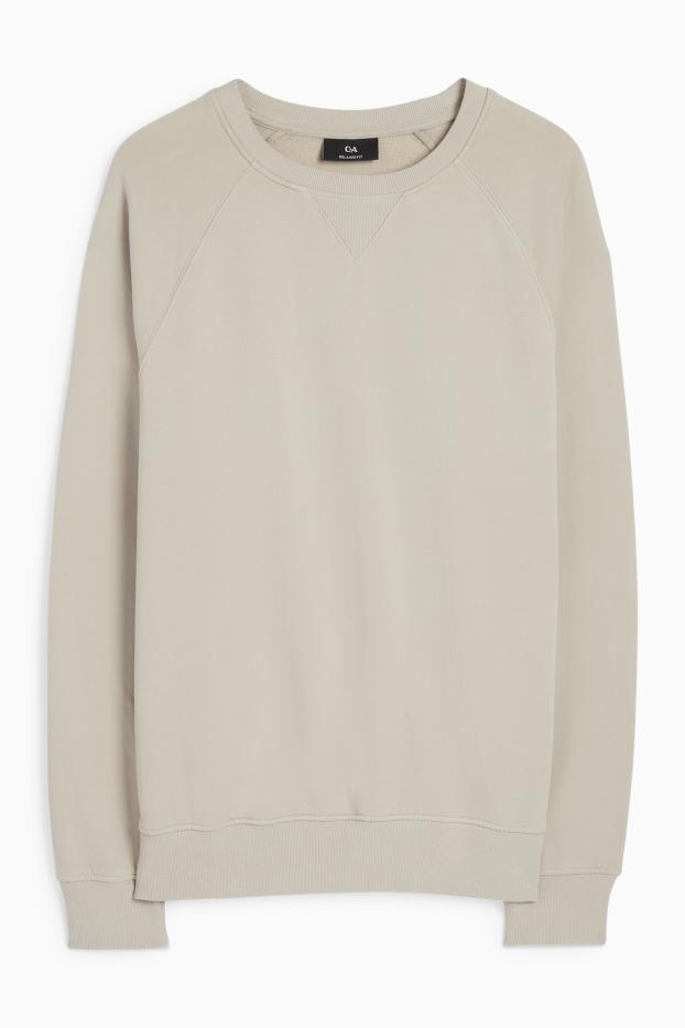 Uomo - Felpa - beige