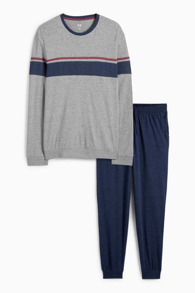 Hommes - Pyjama - gris