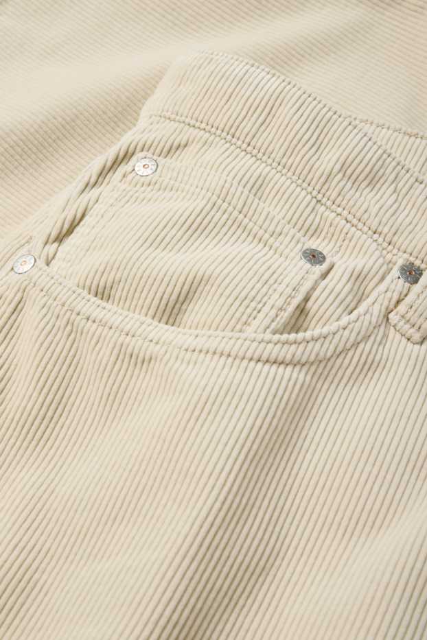 Hombre - Pantalón de pana - relaxed fit - beige claro