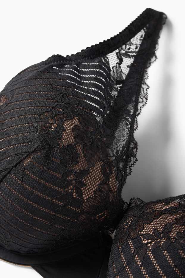 Mujer - Sujetador con aros - PLUNGE - con relleno - negro