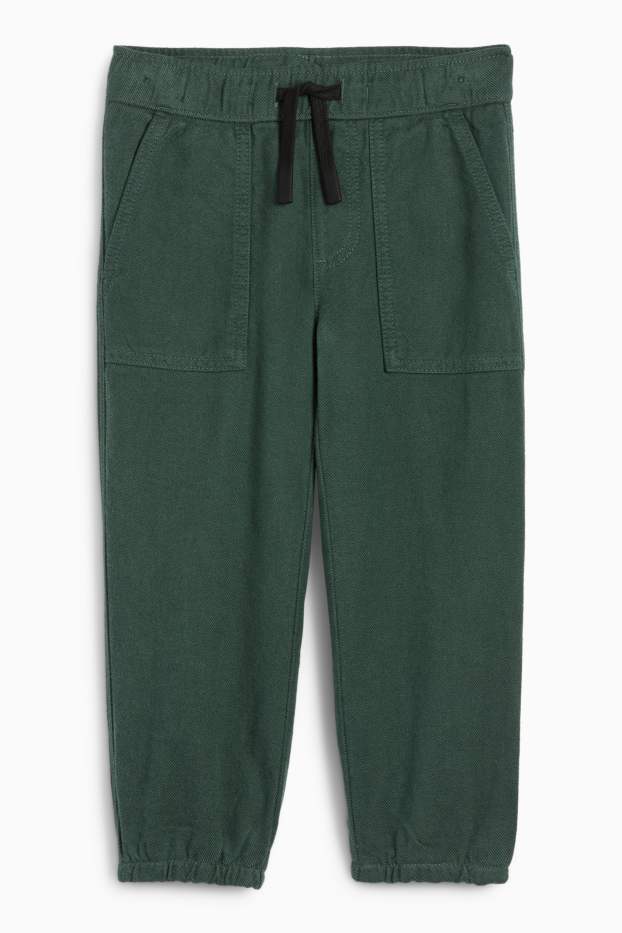 Kinder Buben - Thermohose - dunkelgrün
