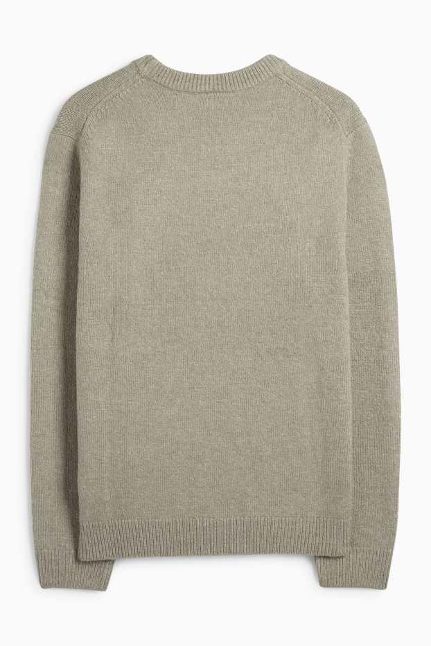 Uomo - Maglione - verde chiaro