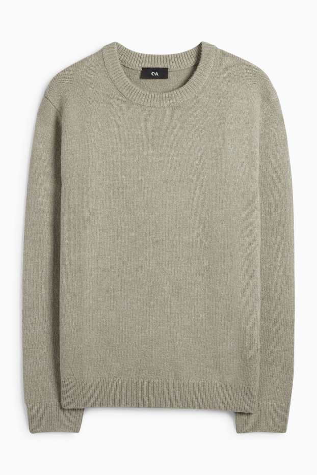 Uomo - Maglione - verde chiaro