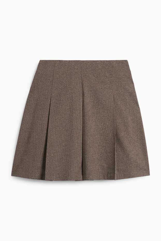 Mujer - Falda de tablas - gris