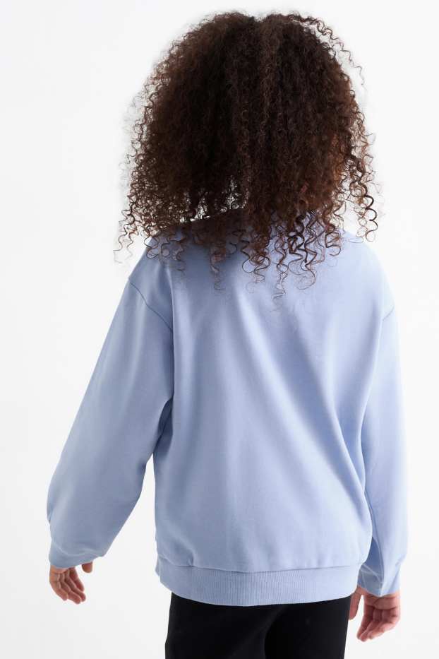 Enfants filles - Pasadena - sweat - bleu clair