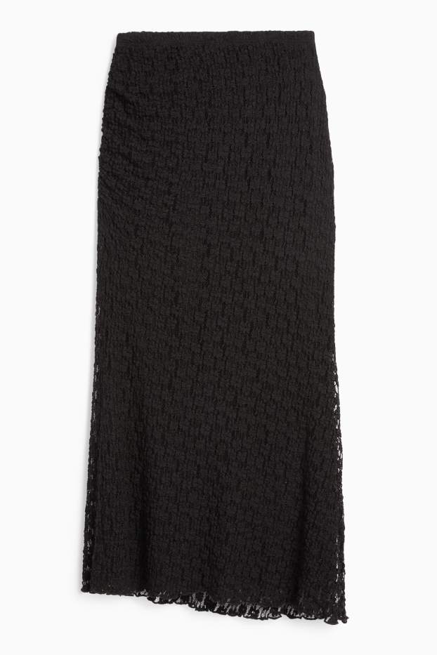 Mujer - Falda de encaje - negro