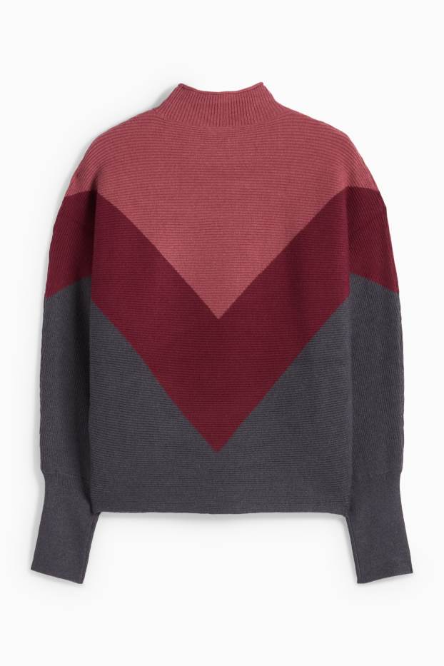 Femei - Pulover - reiat - bordo