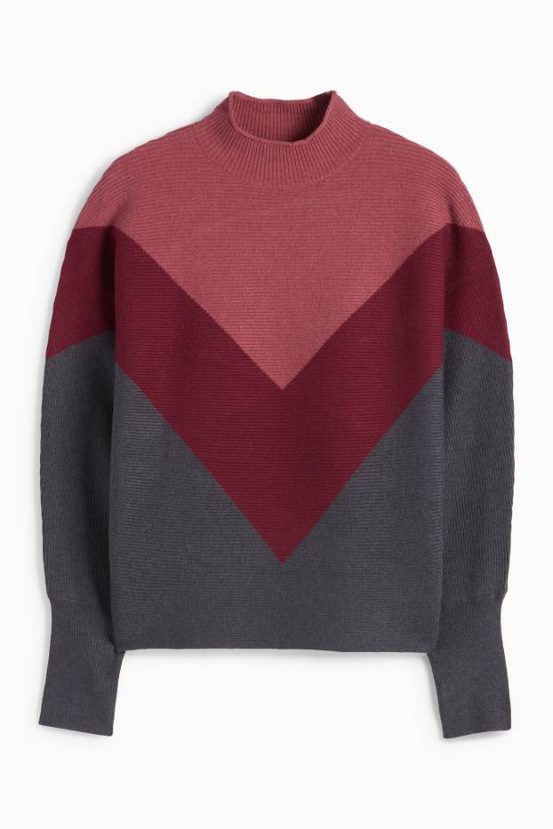 Femei - Pulover - reiat - bordo