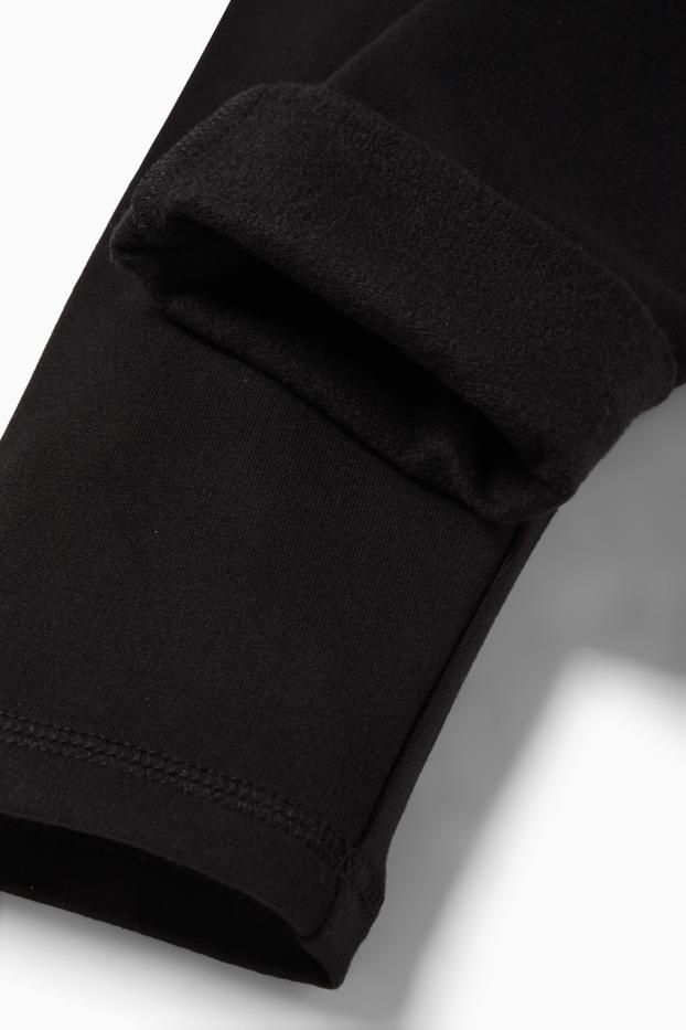 Mujer - Leggings térmicos básicos - negro