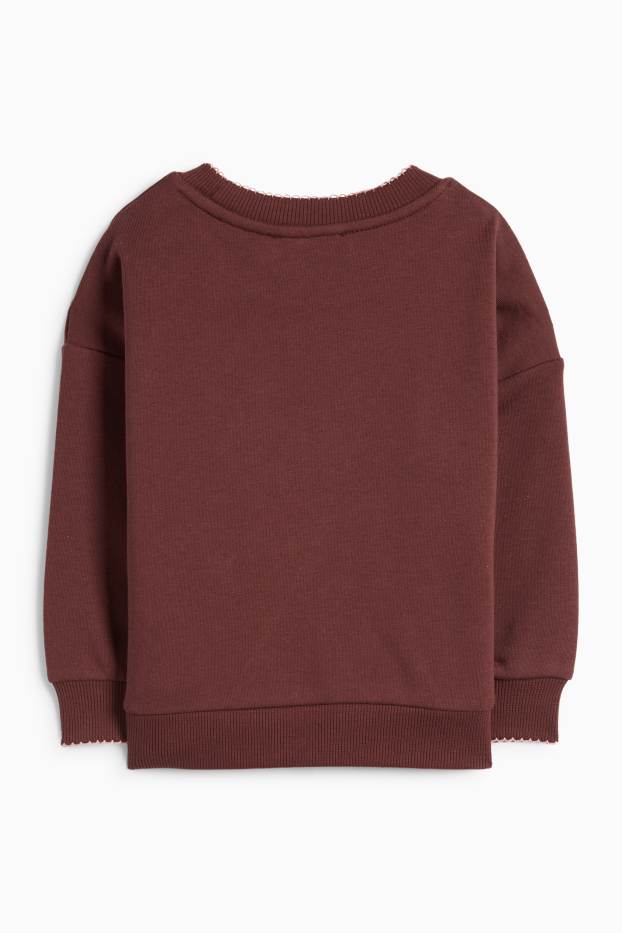 Enfants filles - Love - sweat - marron
