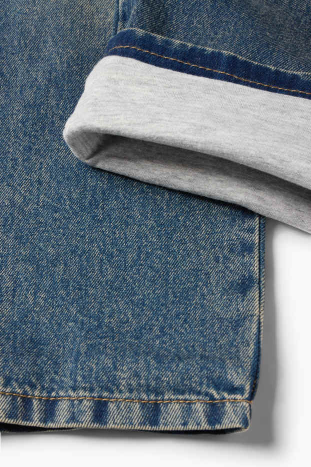 Niños - Jeans cargo - vaqueros térmicos - vaqueros - azul