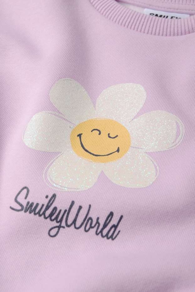 Kinder Mädchen - SmileyWorld® - Sweatshirt - hellviolett