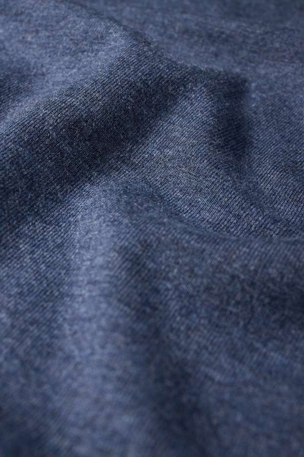 Women - Long sleeve top- regular fit - dark blue