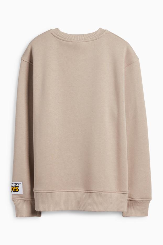 Kinderen: jongens - Stumble Guys - sweatshirt - taupe