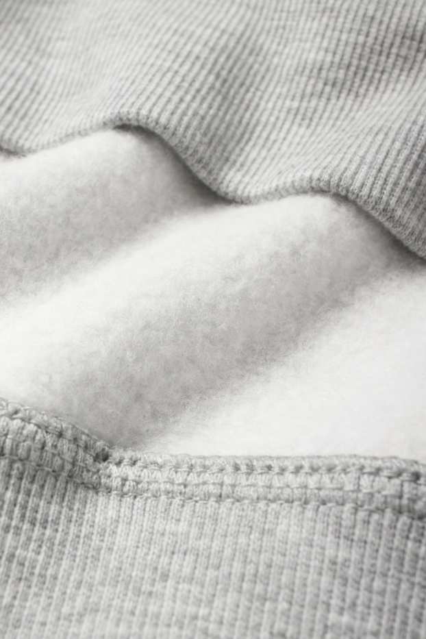 Hommes - Sweat Oversize - gris clair chiné