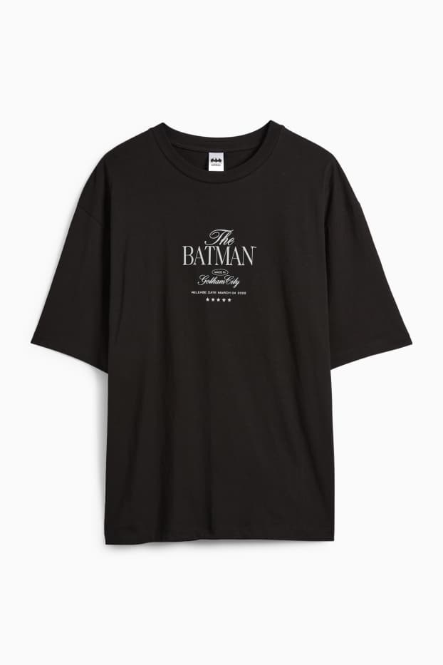 Herren - T-Shirt - Relaxed Fit - Batman - schwarz