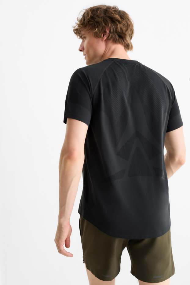 Heren - Sport-T-shirt - zwart