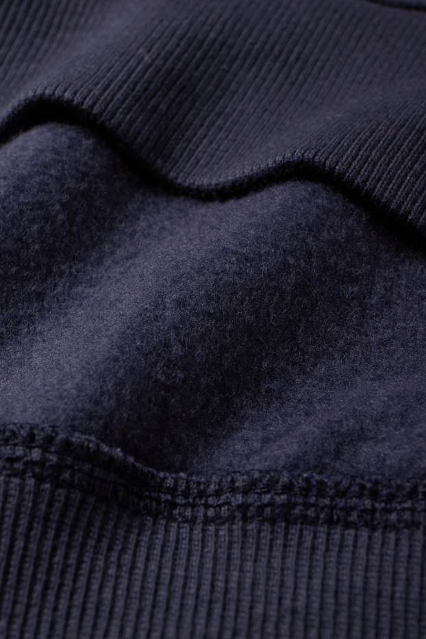 Hommes - Sweat à capuche - bleu foncé