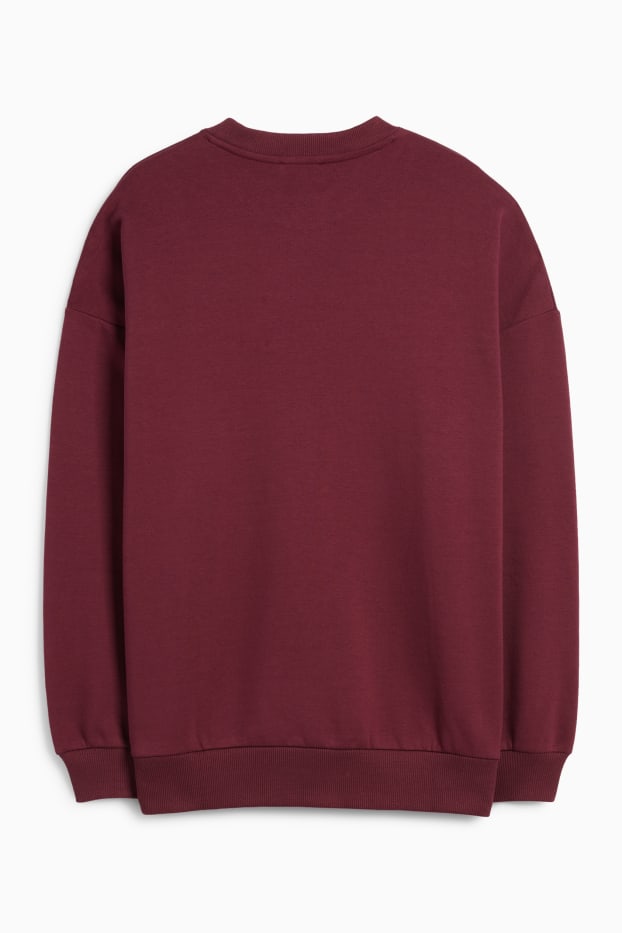 Dames - Sweatshirt - donkerrood