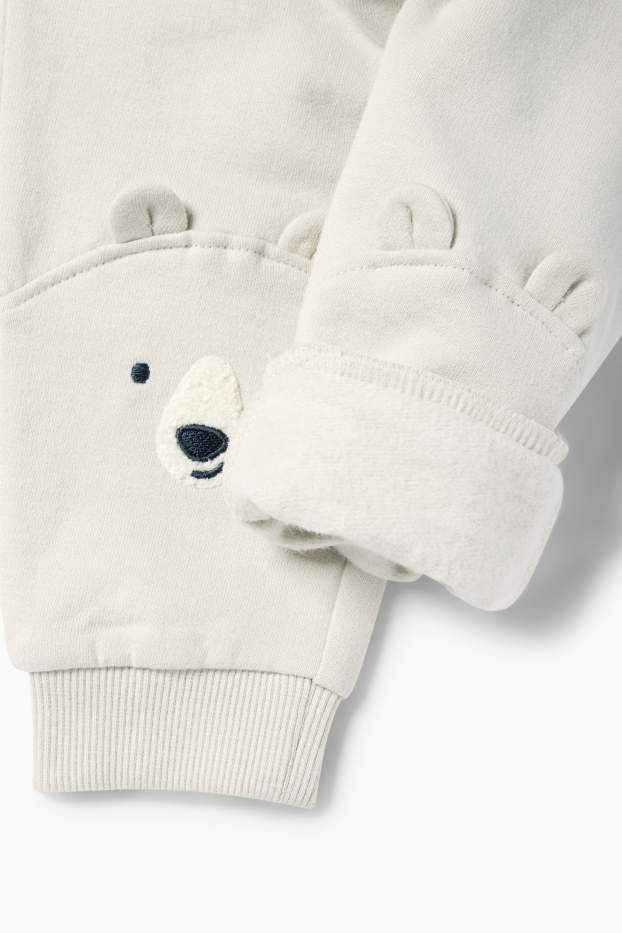 Bébés garçons - Lot de 3 - oursons - pantalons de jogging bébé - beige