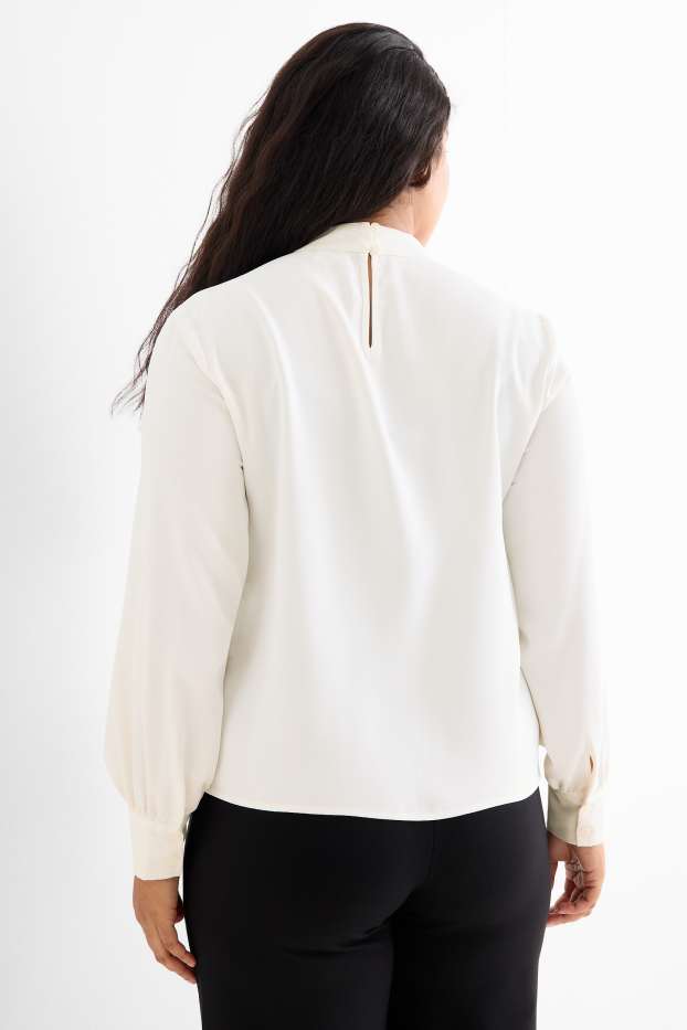 Donna - Blusa - bianco crema