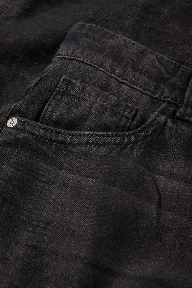 Kinder Jungen - Baggy Jeans - Thermojeans - dunkeljeansgrau