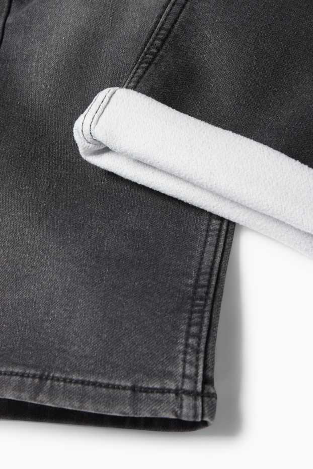 Enfants garçons - Jean de coupe droite - jean chaud - jog denim - jean gris