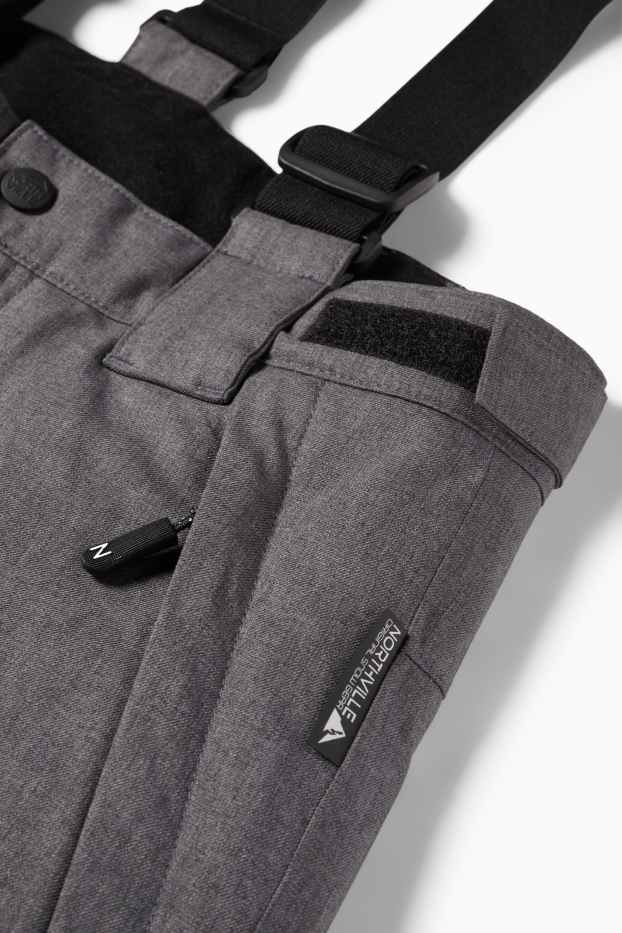 Nen - Pantalons d’esquí - impermeables - gris fosc
