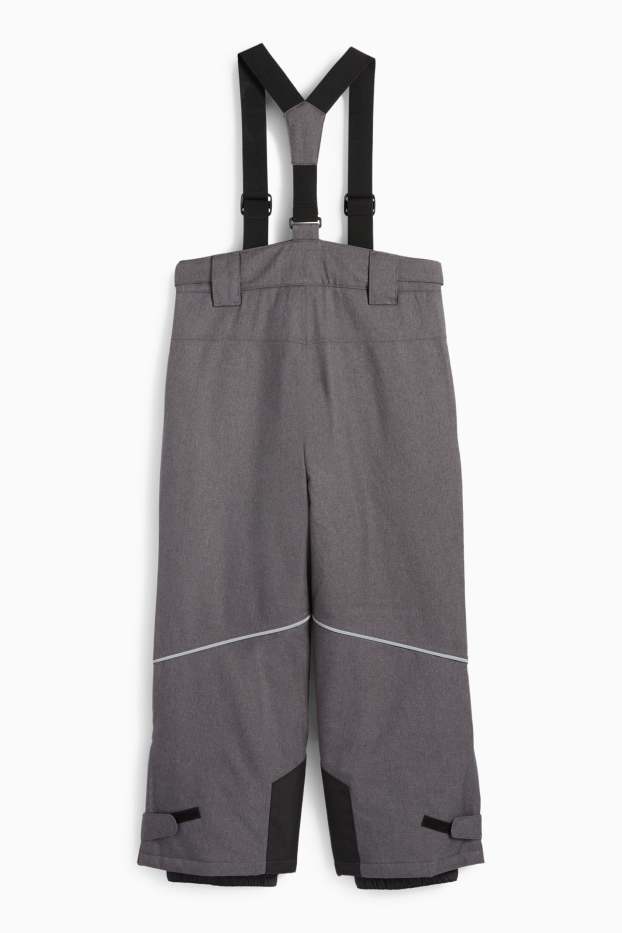 Nen - Pantalons d’esquí - impermeables - gris fosc