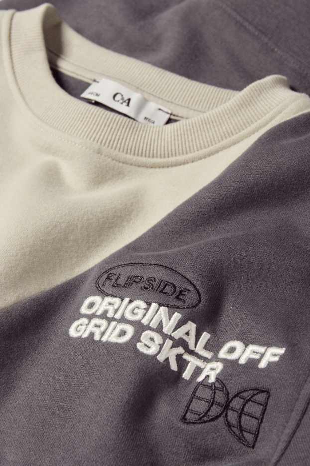 Bambini - Felpa - grigio scuro
